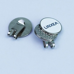 metal hat clip with ball marker
