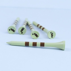 printing logo wood bambbo golf tees