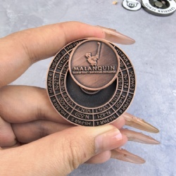 cooper metal poker chip ball markers