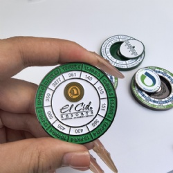 metal golf poker chip ball markers
