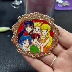 3D gold metal hard enamel pin