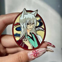 3D gold metal hard enamel pin