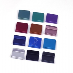 Anodized aluminum hat clip
