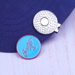 silver metal hat clip magnetic