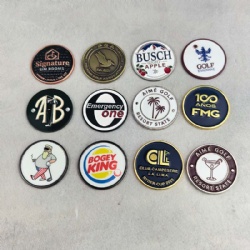 soft enamel golf ball markers