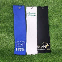 different color waffle golf towel