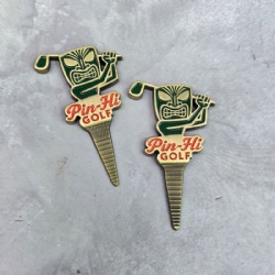 single prong zinc alloy golf divot repair tools