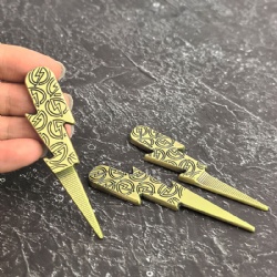 Free mold fee hand forged golf blank divot repair tool golf pitch fork