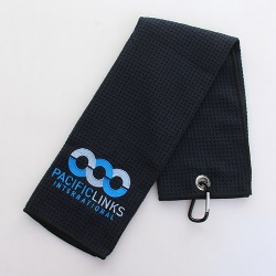 different color waffle golf towel