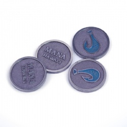 soft enamel custom logo antique silver ball marker coin